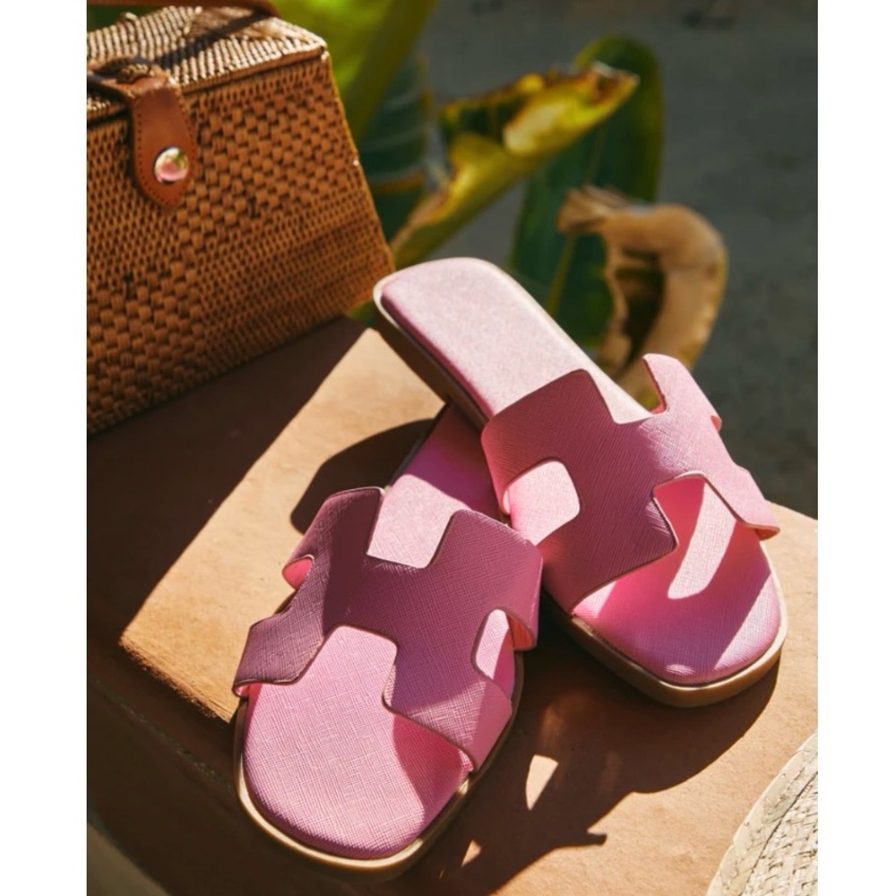 Pink Slip On Sandal